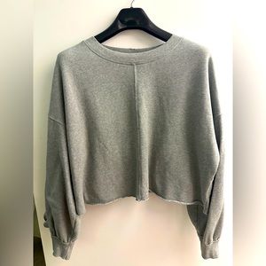Free people cropped sweatshirt - barely worn!